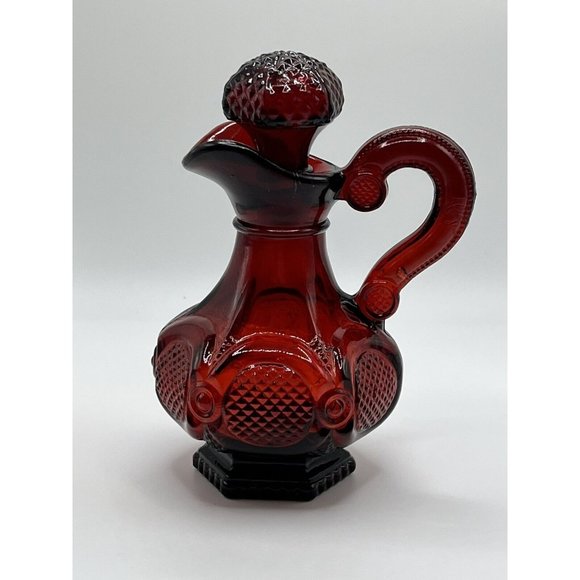 Avon Other - Vintage Avon  Ruby Red "Cape Cod" Cruet, Oil Bottle